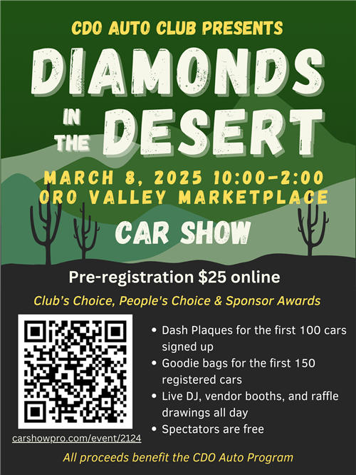 Diamonds in the Desert Car Show